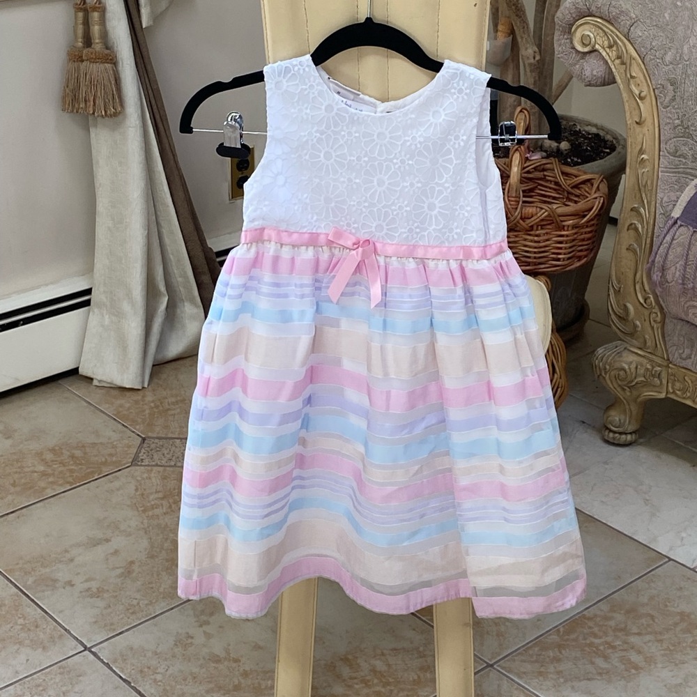 EASTER Birthday/ Special occasion dress 6X Beautiful pastel colors